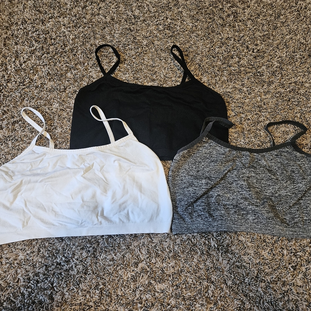 Fruit Of The Loom Sport Bras- 3 Pack